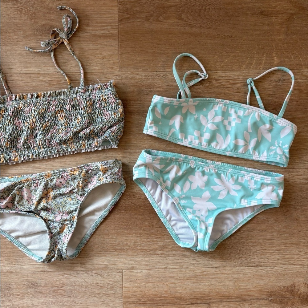Billabong Kids Set 🌊 Mint and Floral 6/8